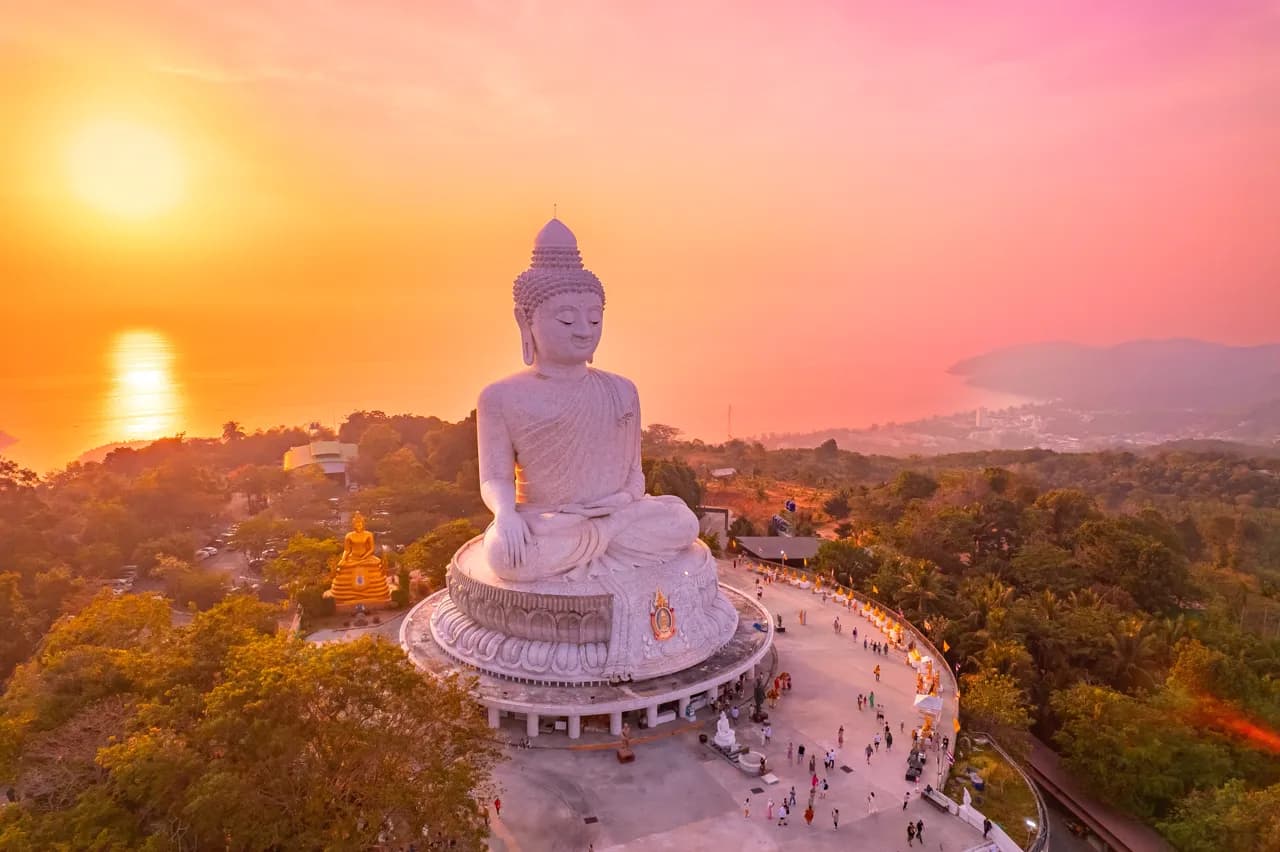 The Big Buddha landmark overlooking Phuket