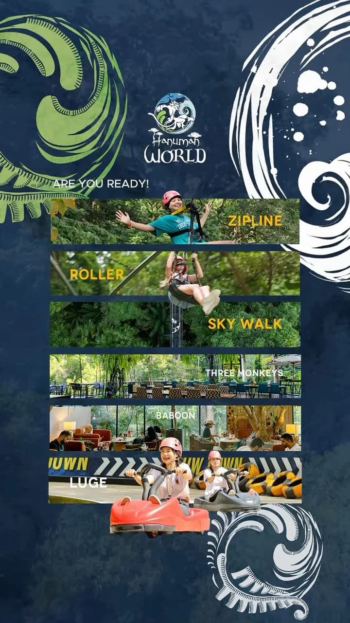 Zipline, Roller, Luge & Sky Walk at Hanuman World - 2