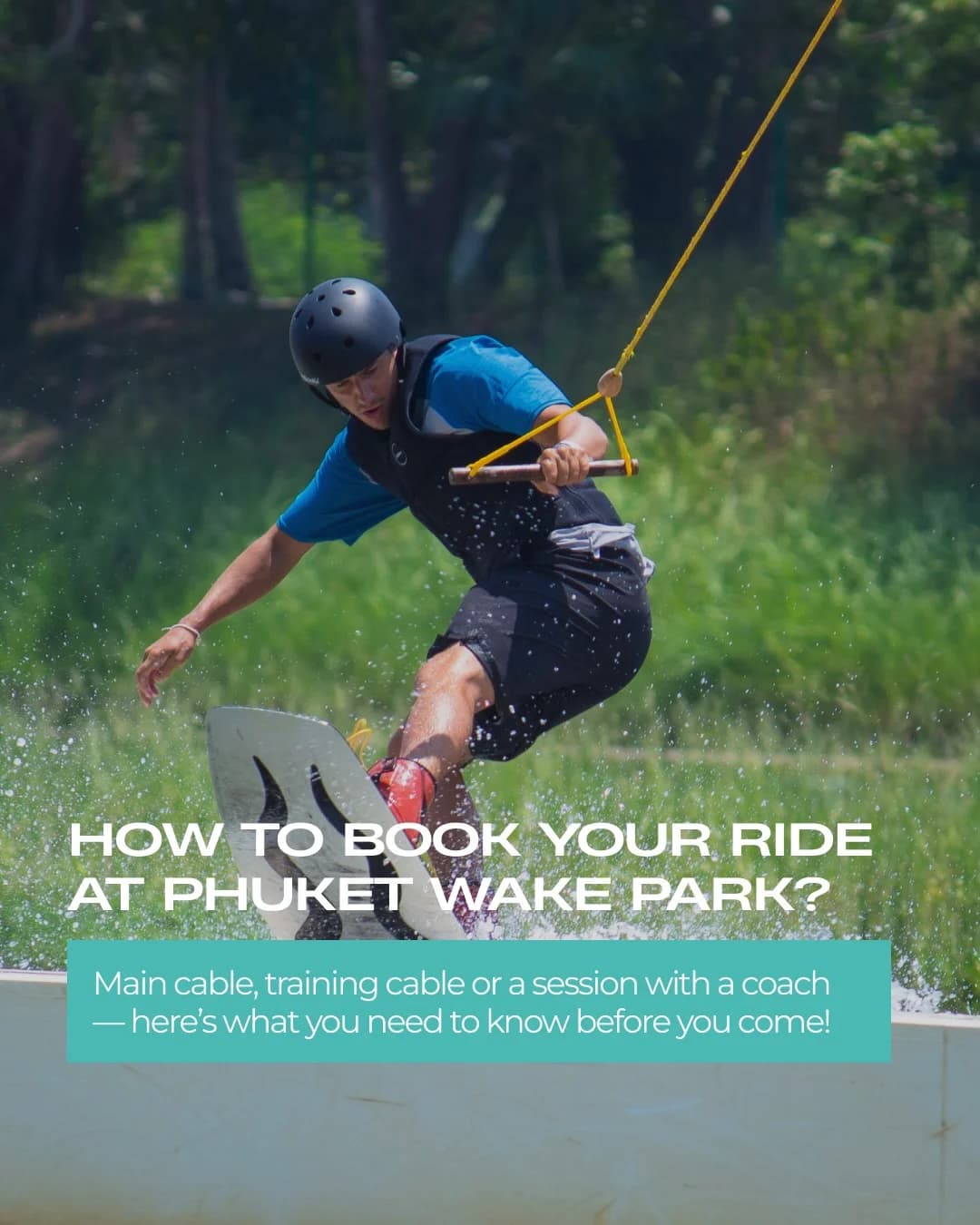 How to Book Your Ride at Phuket Wake Park?