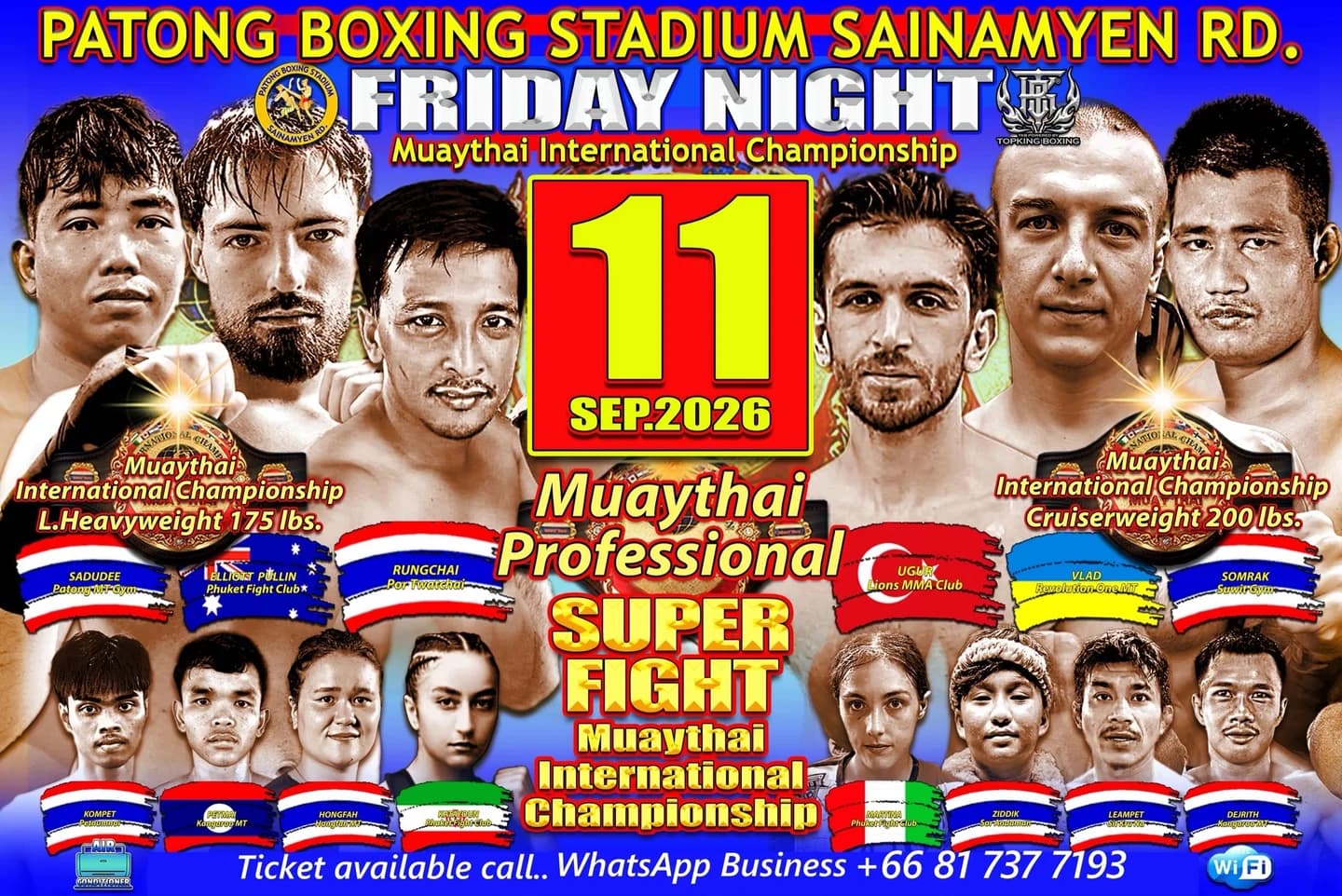 Friday Night Muaythai International Championship