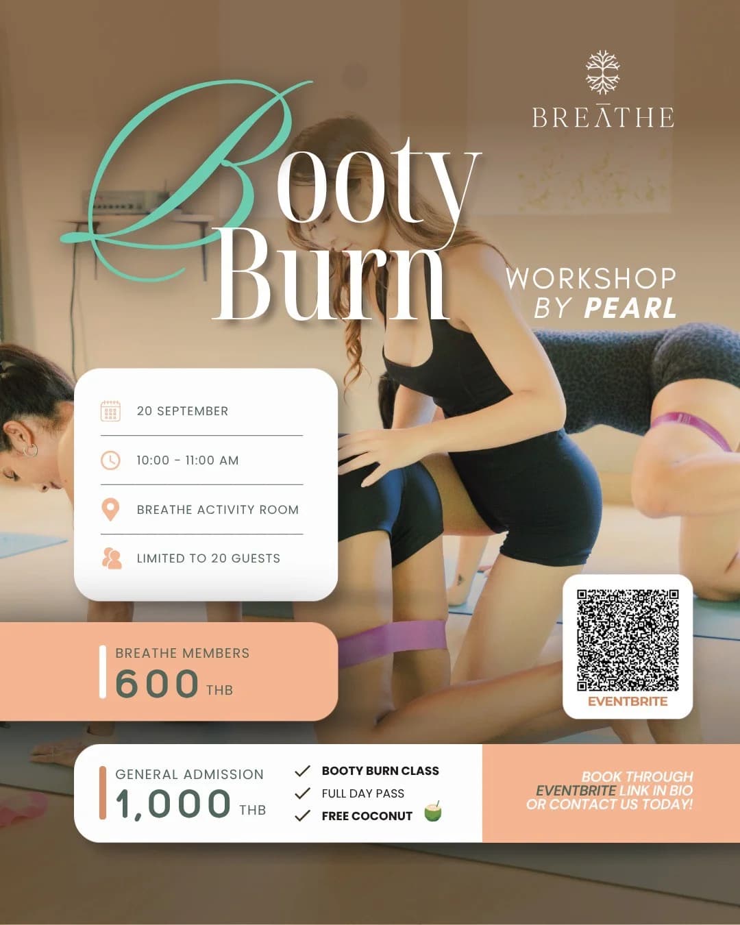 Booty Burn Workshop by Pearl