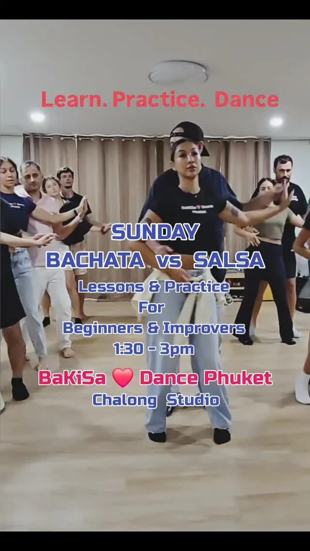 Sunday Bachata vs Salsa - Lessons & Practice - 2