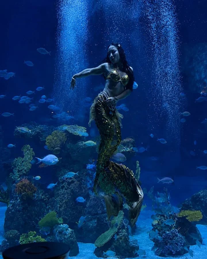 Underwater Mermaid Show at Suvana Phuket