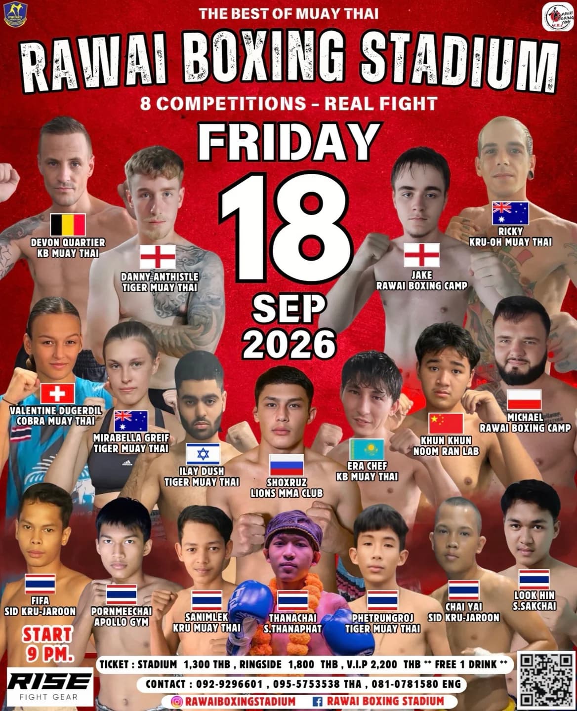 Friday Fight Night - Rawai Boxing Stadium