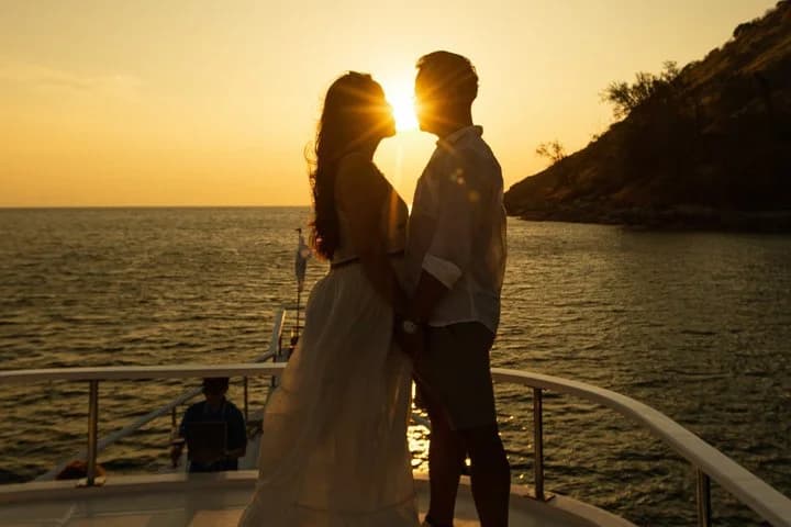 Coral Island Sunset Sailing Catamaran Half-Day Tour - 5