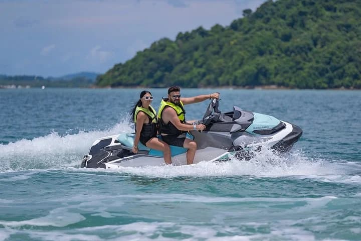 Phuket 9 Stop Jet Ski Tour with Meal & Pick up-Price for 1 Jetski