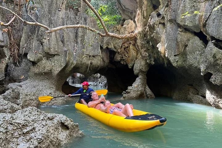 Twilight Sea Canoe Tour with Sea Cave Kayaking in Phang Nga Bay - 2