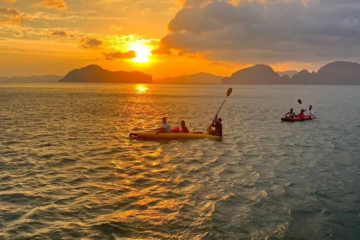 Twilight Sea Canoe Tour with Sea Cave Kayaking in Phang Nga Bay - 4