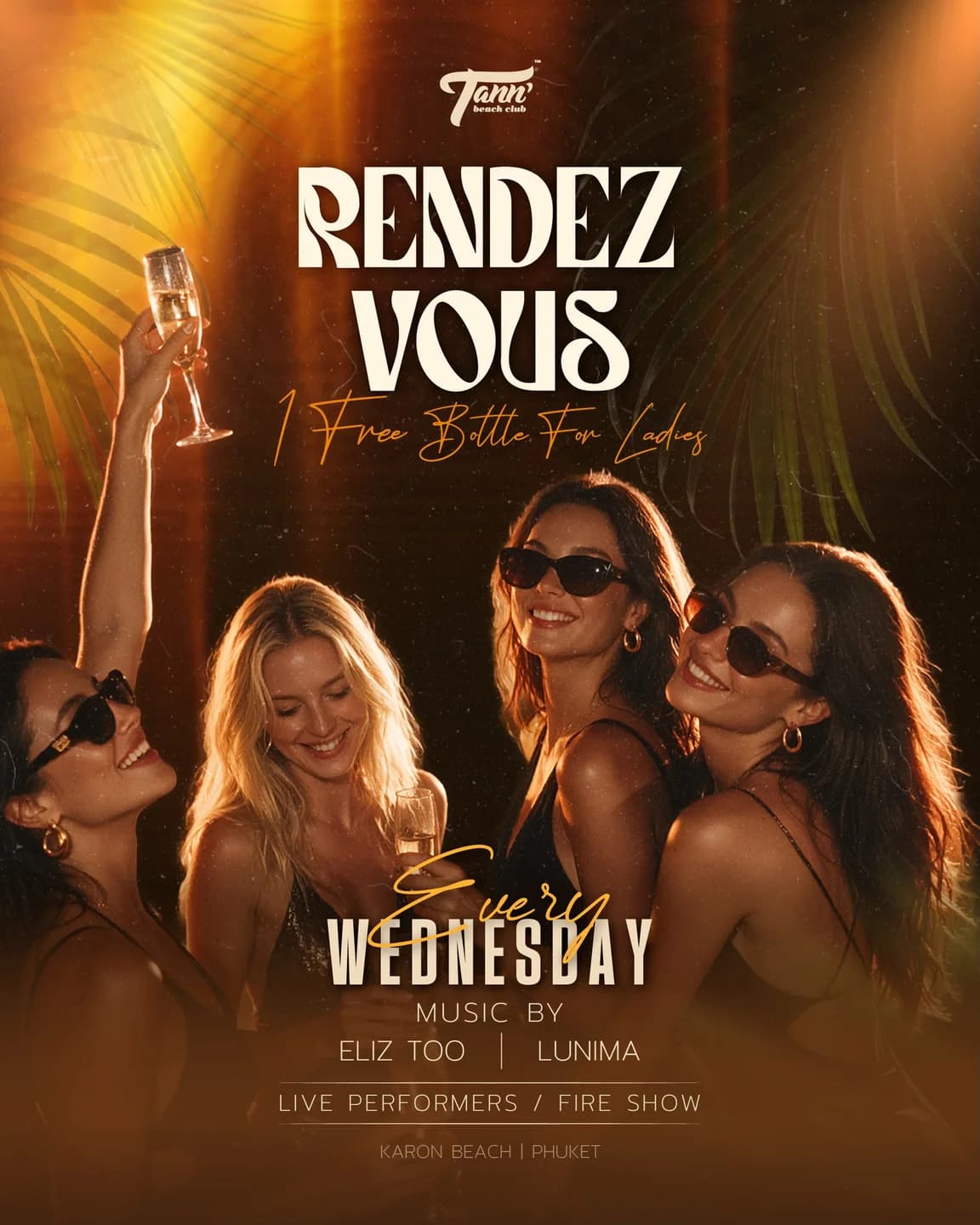 Rendez Vous Ladies Night at Tann Beach Club