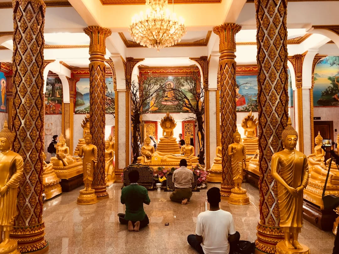 Collection of Phuket Buddhist temples including Wat Chalong and the Big Buddha
