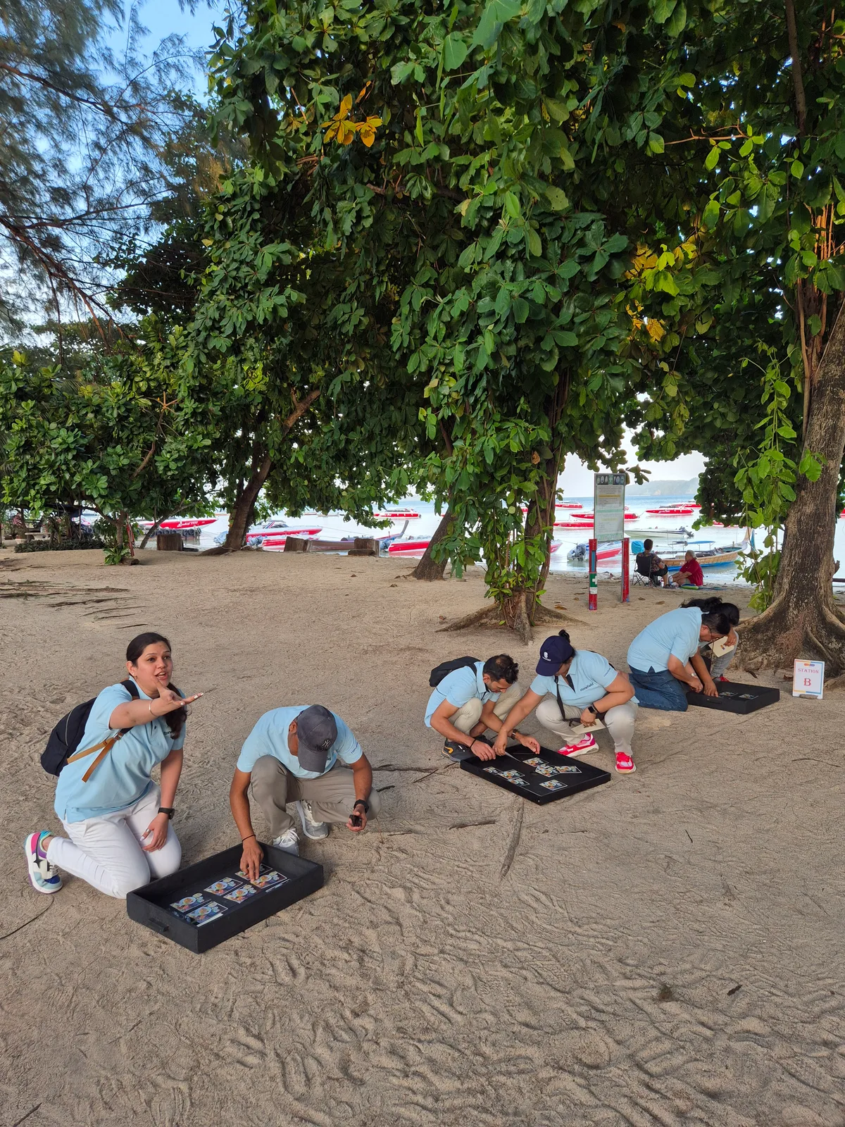 Corporate team building activity in Phuket facilitated by Rush On